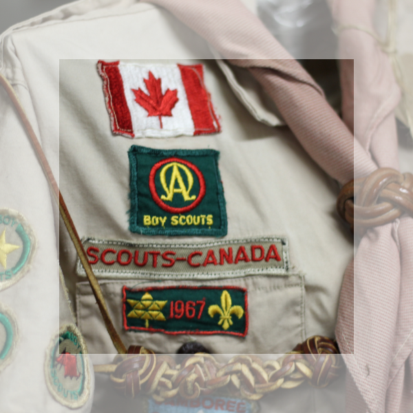 Display at Kingston Scout Museum